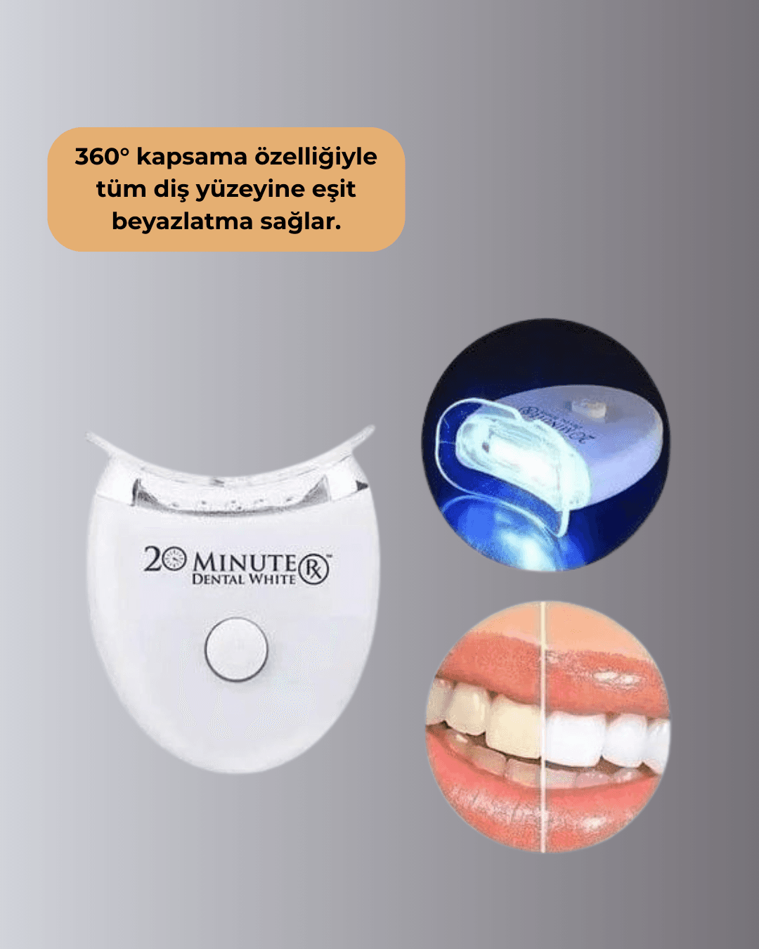 LED Işıklı Profesyonel Diş Beyazlatma Seti 4