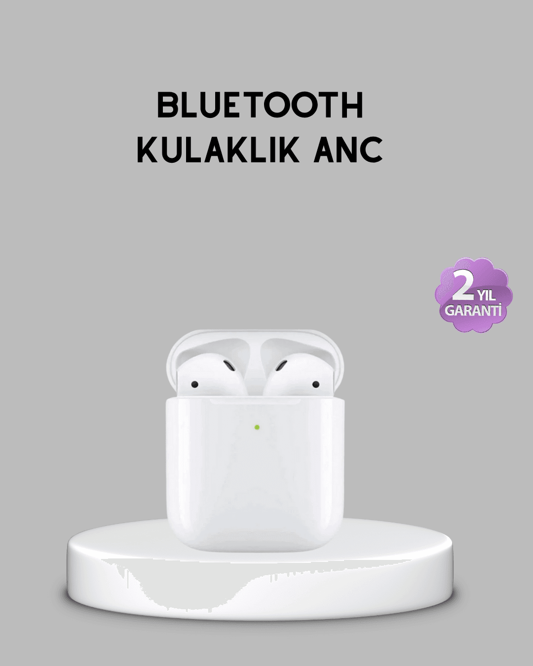 Aktif Gürültü Önlemeli RGB Işıklı Kablosuz Kulak Üstü Kulaklık