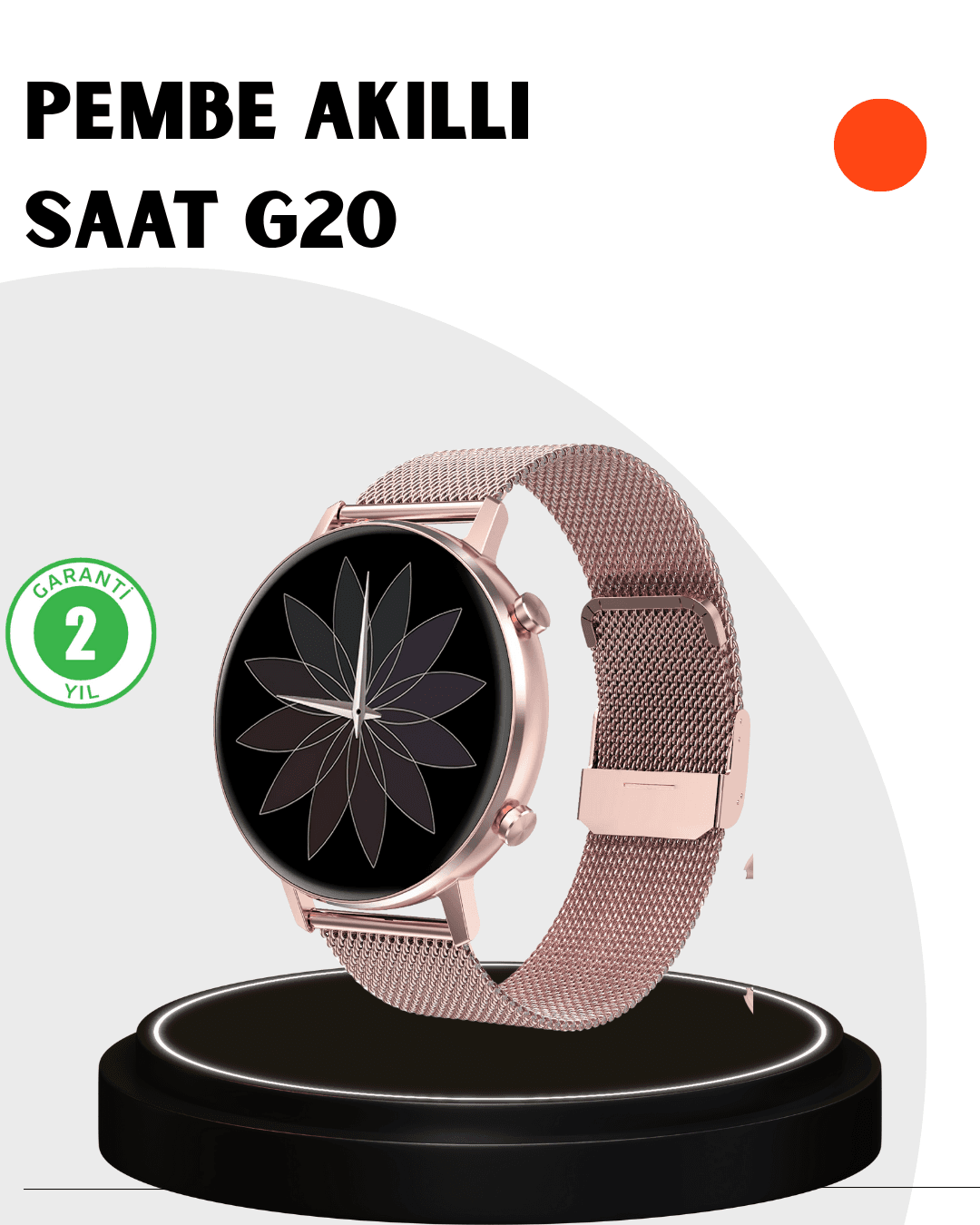 Akıllı Saat – Bluetooth Arama, Suya Dayanıklı, Renkli Ekran