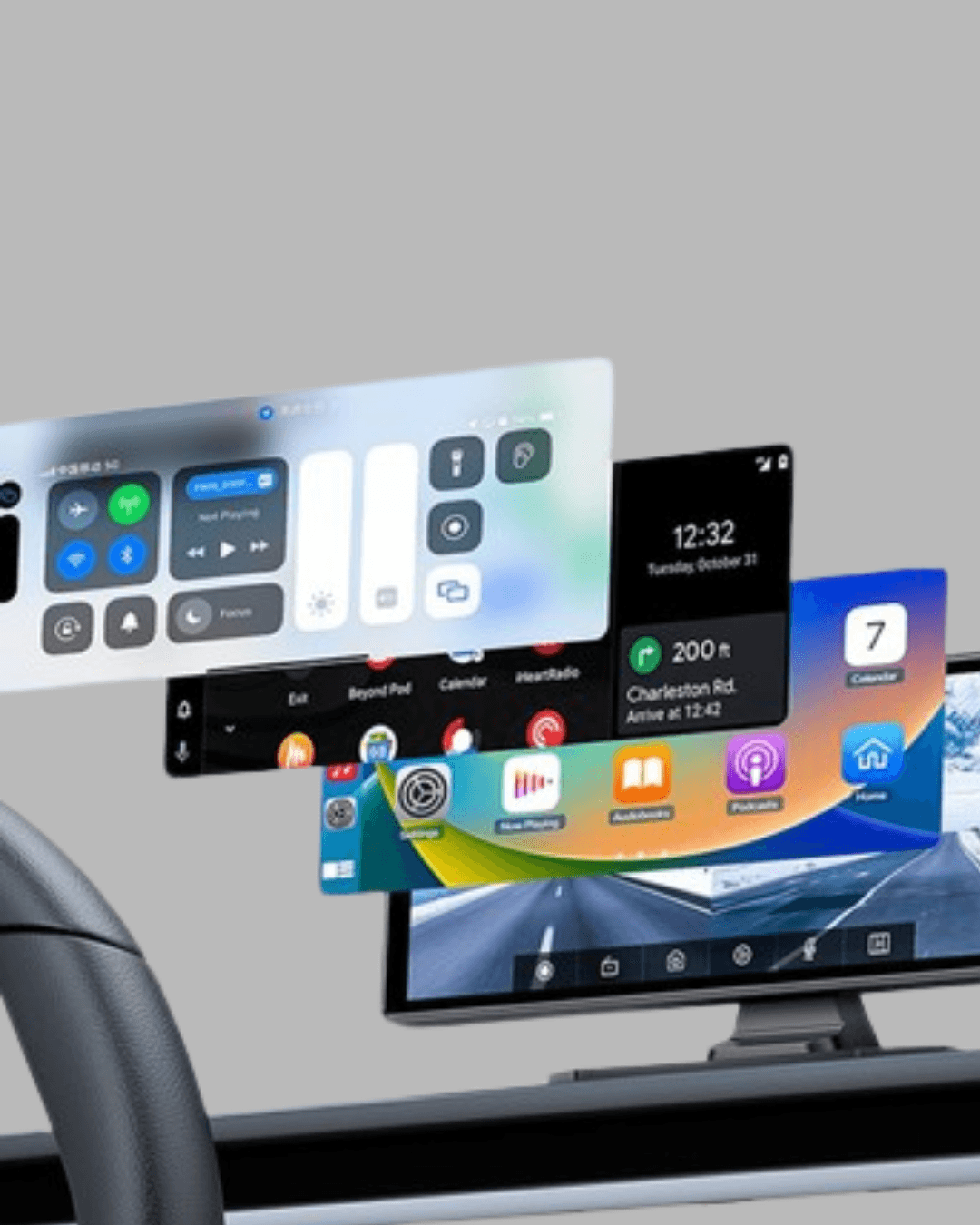 Volkswagen Golf Polo Passat Uyumlu 10.26” CarPlay Android Auto Ekran 6