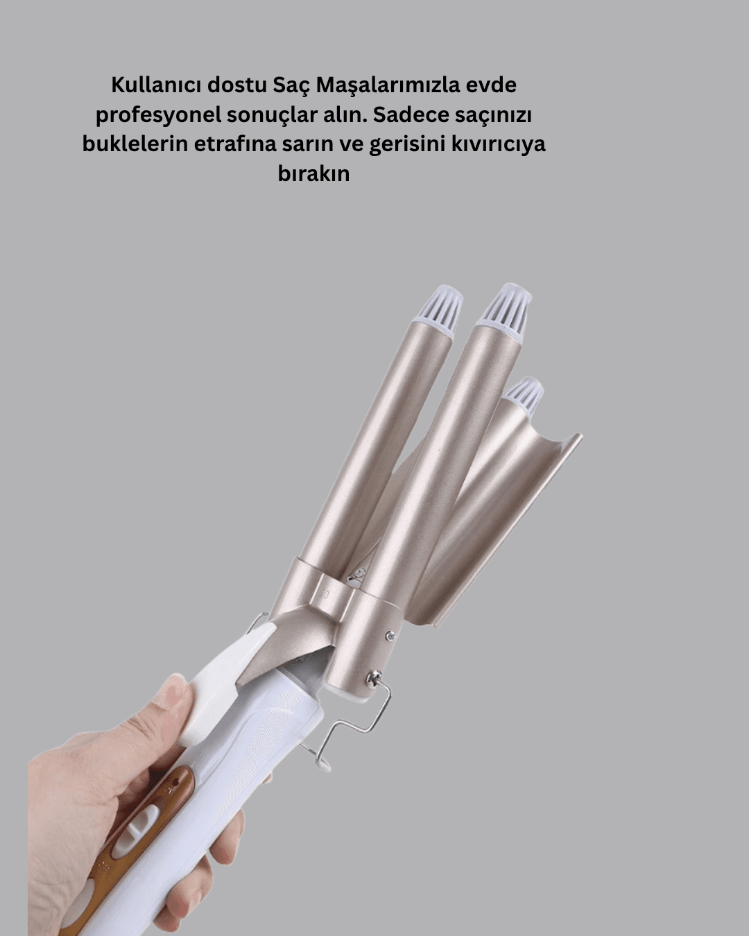 Profesyonel Kullanıma Uygun Bukle Maşası 3
