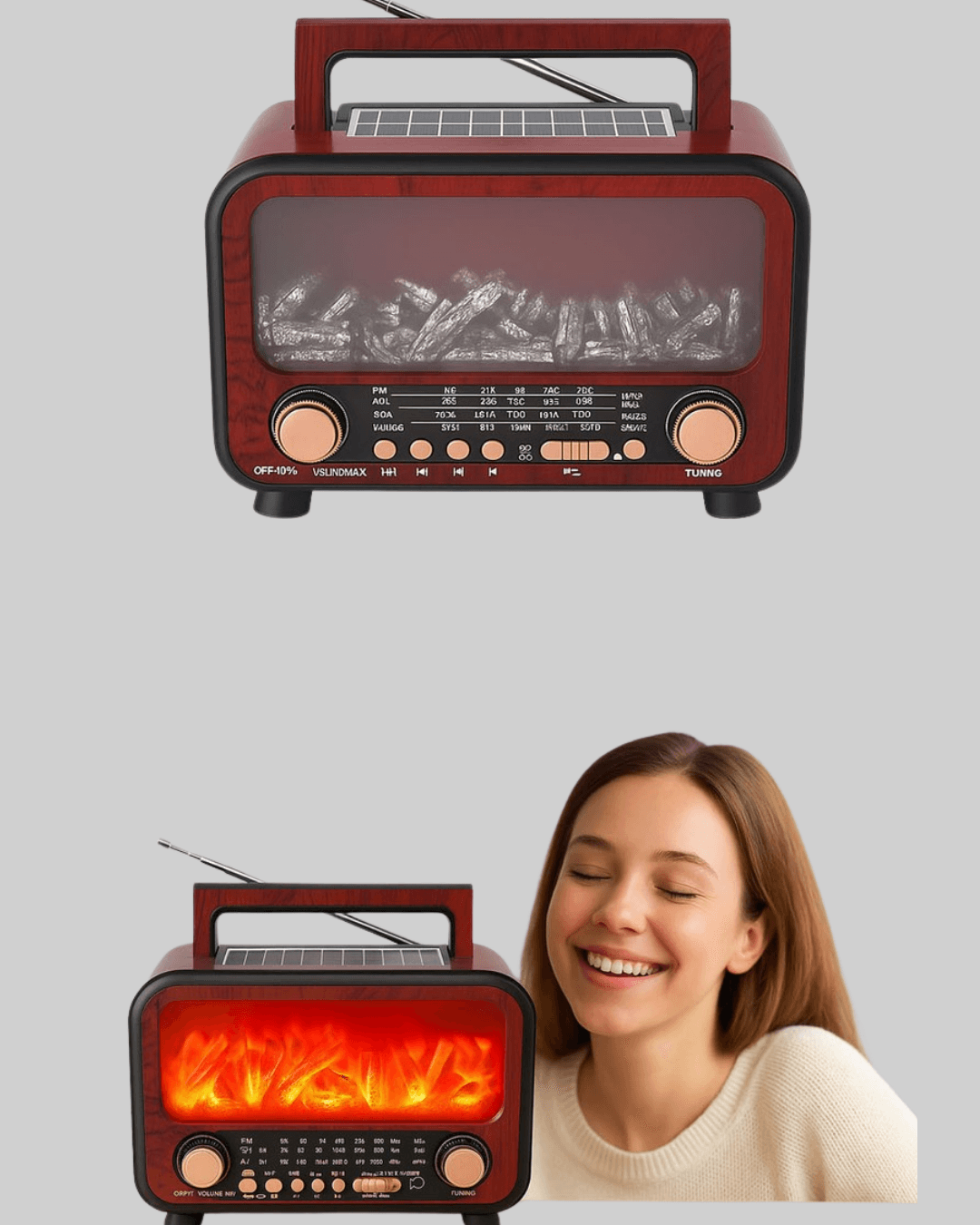 Alev Efektli Bluetooth Hoparlör 6