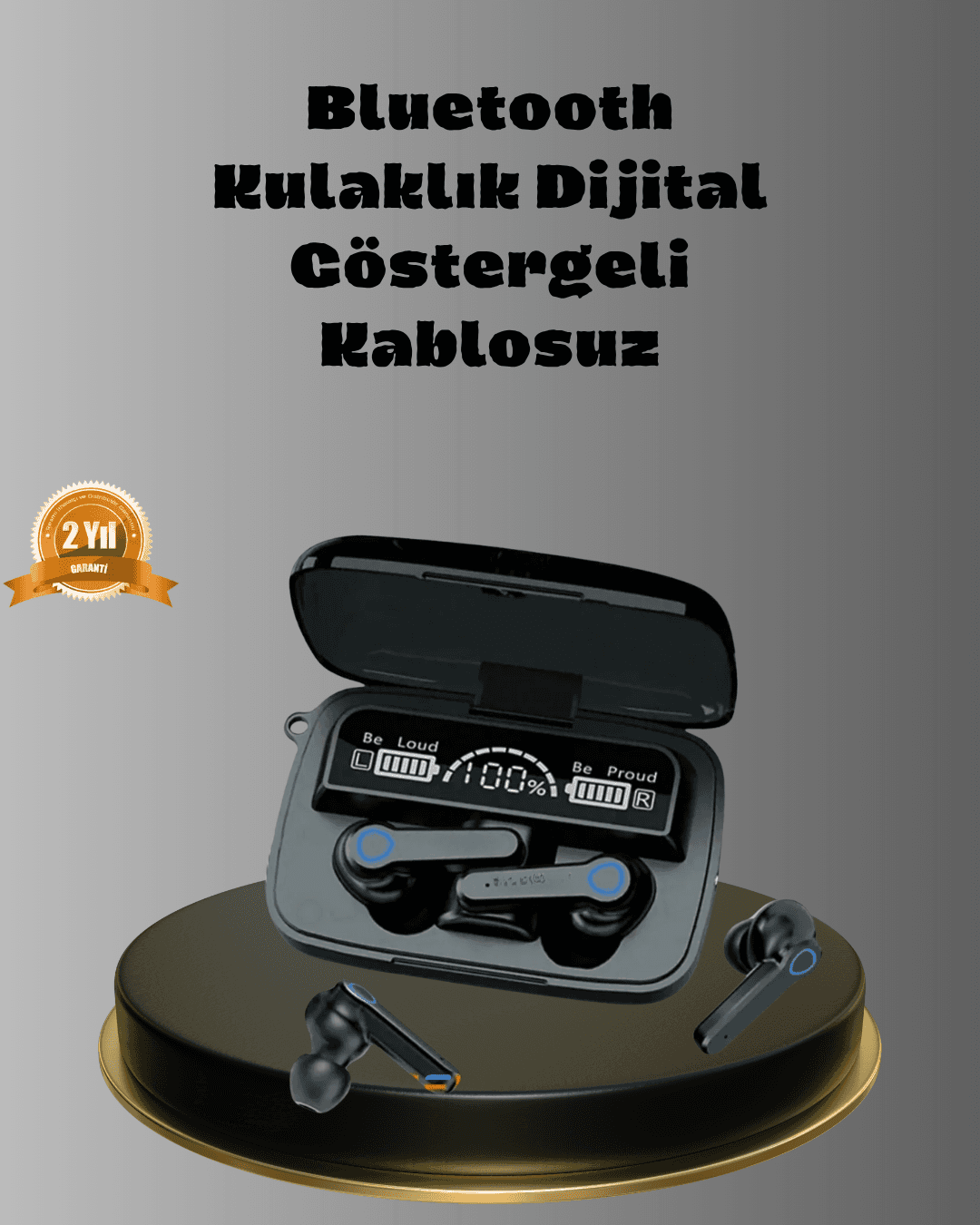 Powerbank’lı M19 Bluetooth Kulaklık – Oyun İçin Düşük Gecikme, Uzun Kullanım ve Şarj Desteği