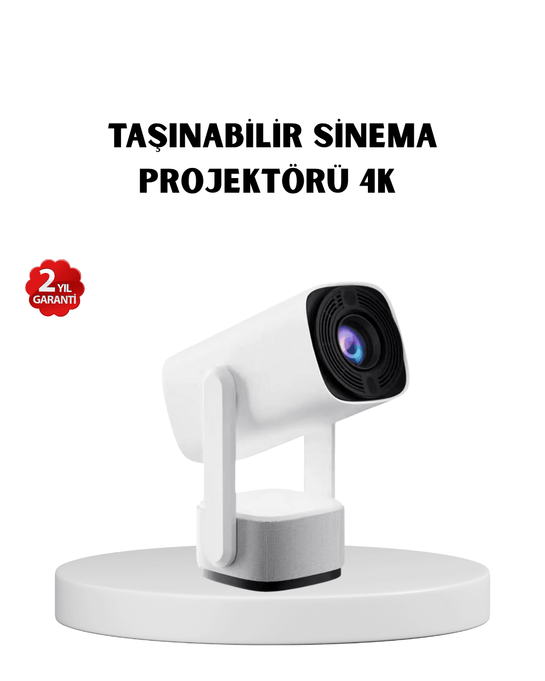 720p HD Projeksiyon Cihazı – Uzun Ömürlü Ampul, Canlı Renkler ve Ev Sinema Keyfi