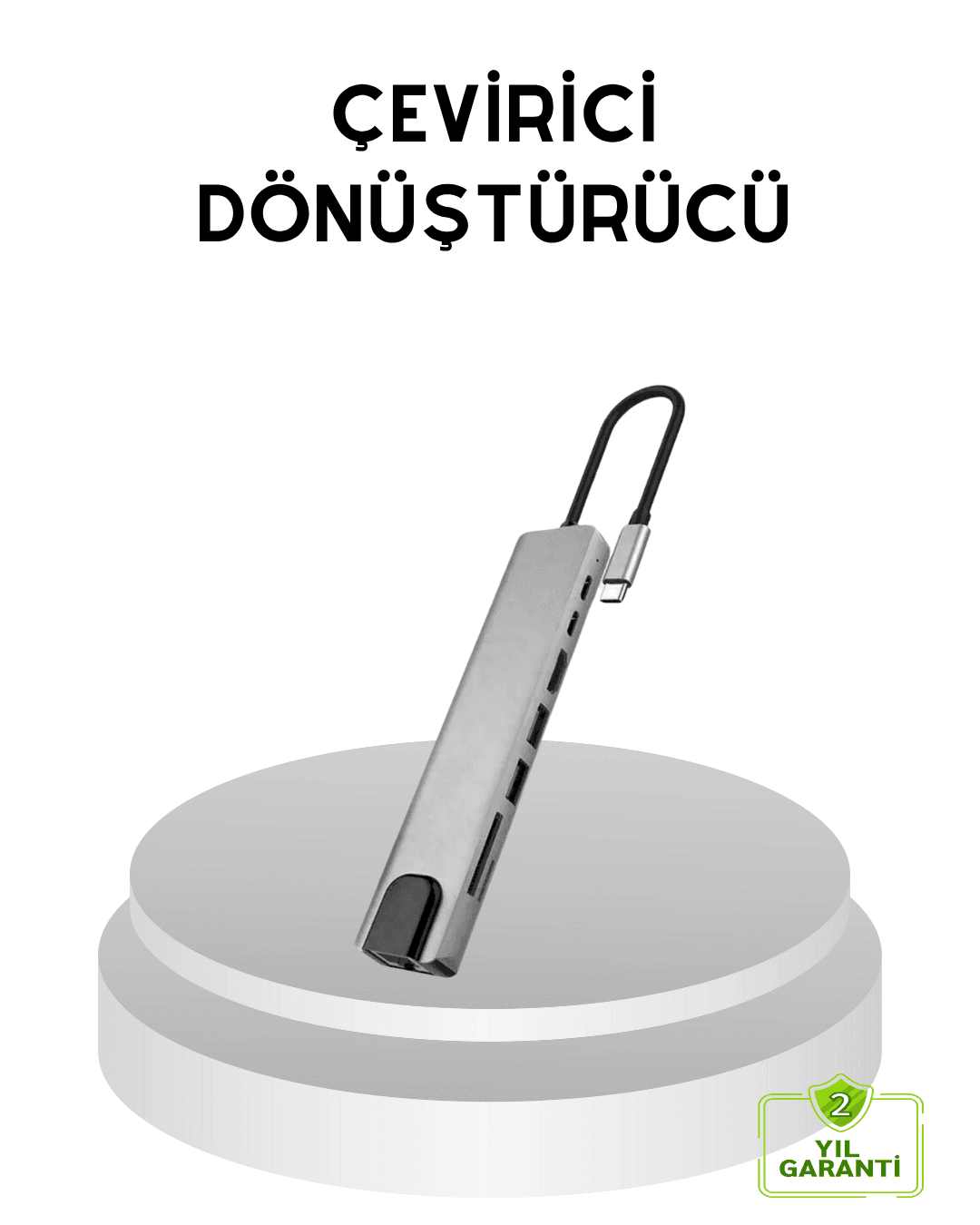 Dönüştürücü Hub – Kompakt, Dayanıklı ve Yüksek Hızlı Bağlantı