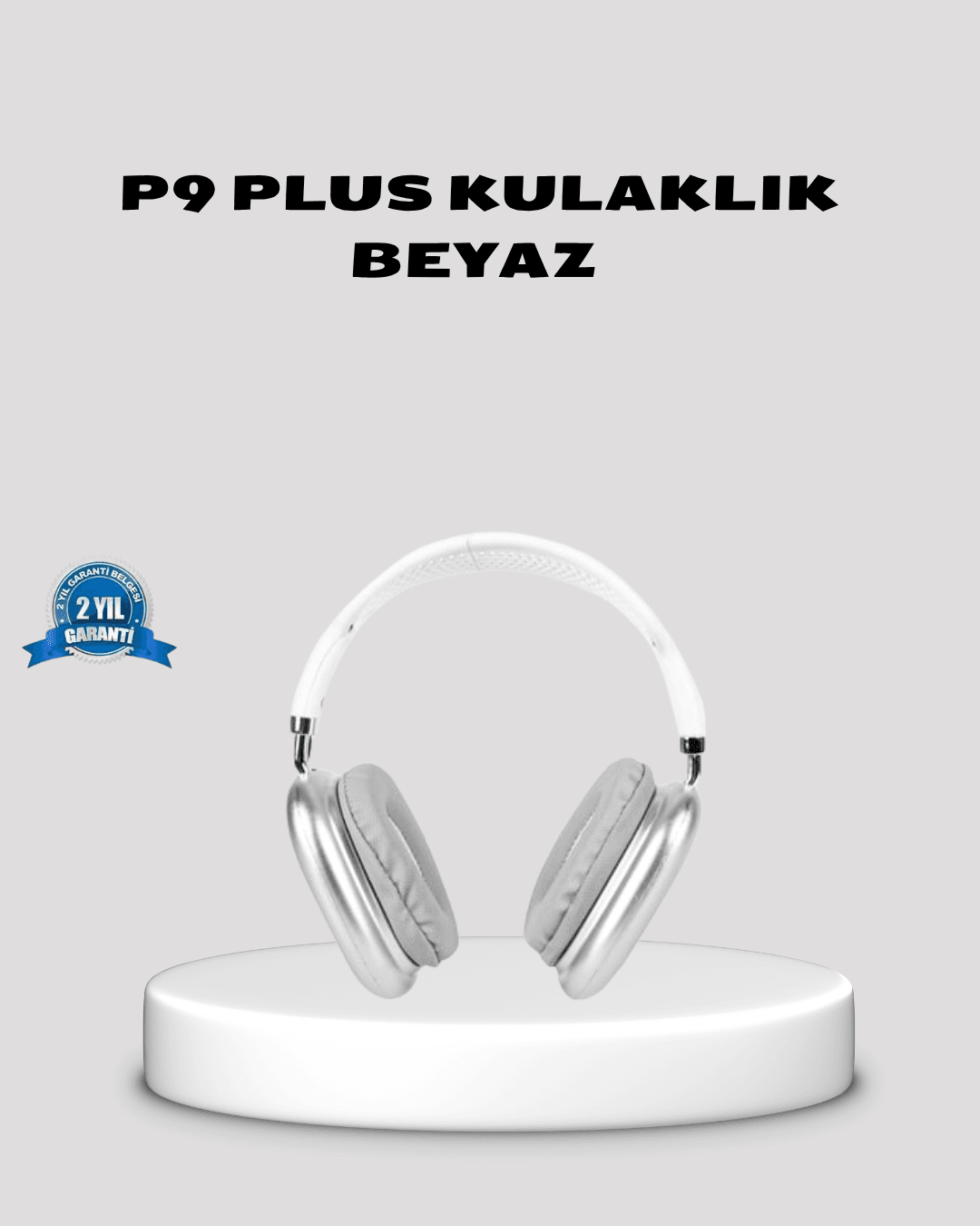 Bluetooth 5.0 Kulak Üstü Kulaklık – Uzamsal Ses, Gürültü Engelleme, Ergonomik Tasarım
