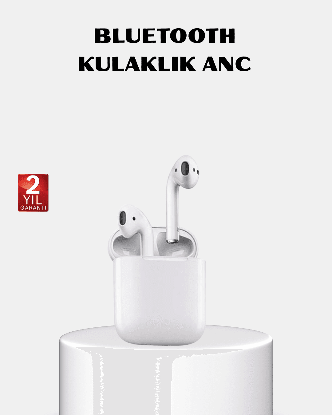 Kablosuz ANC Kulak Üstü Kulaklık – Gürültü Engelleme, Mikrofonlu