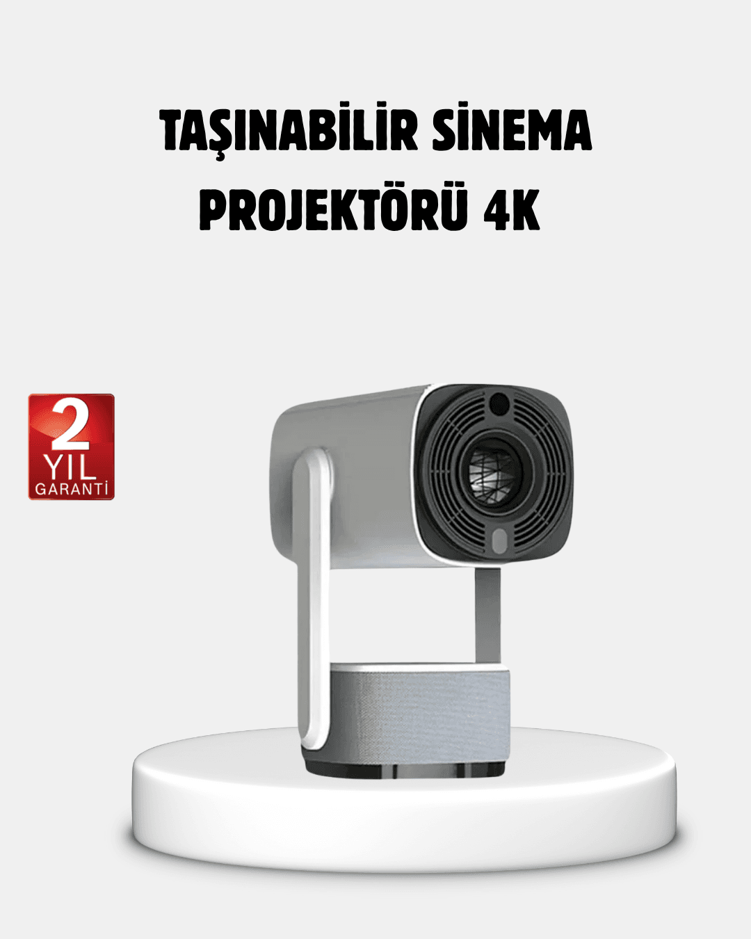 HD 720p Projeksiyon Cihazı – Geniş Ekran, 10.000 Saat Ampul Ömrü, Ev Sineması