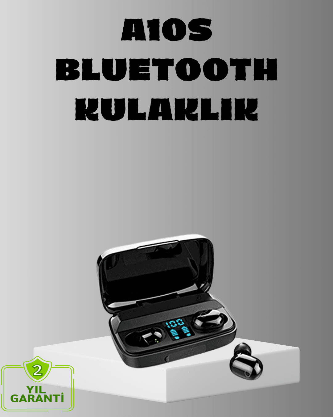 TWS A10s Bluetooth 5.0 Kulaklık – Yüksek Ses Kalitesi, Ergonomik, Uzun Pil Ömürlü