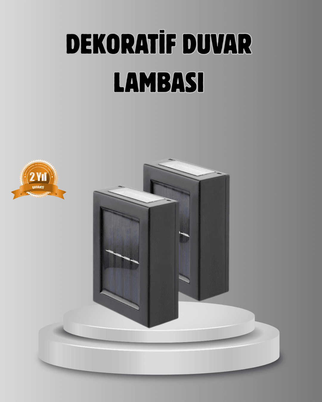 Güneş Enerjili 6 LED Solar Lamba – Fotoselli, Su Geçirmez ve Çevre Dostu Bahçe Işığı