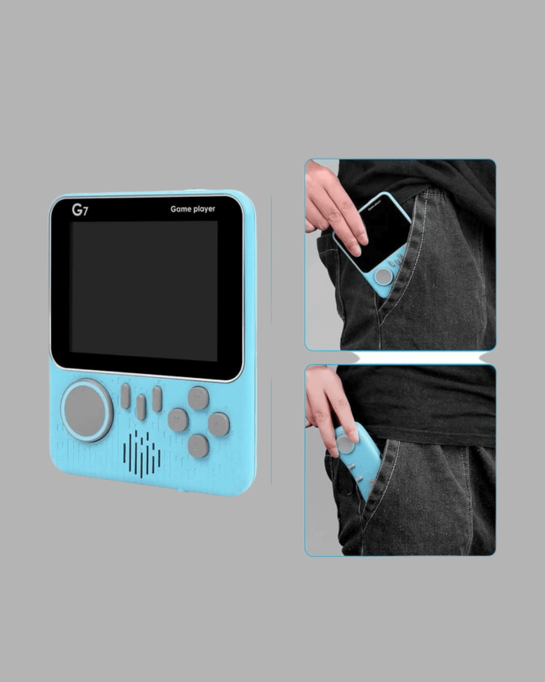 666 Oyunlu Retro Mini Oyun Konsolu – 3.5" LCD Ekran ve Çift Kişilik Oyun 3