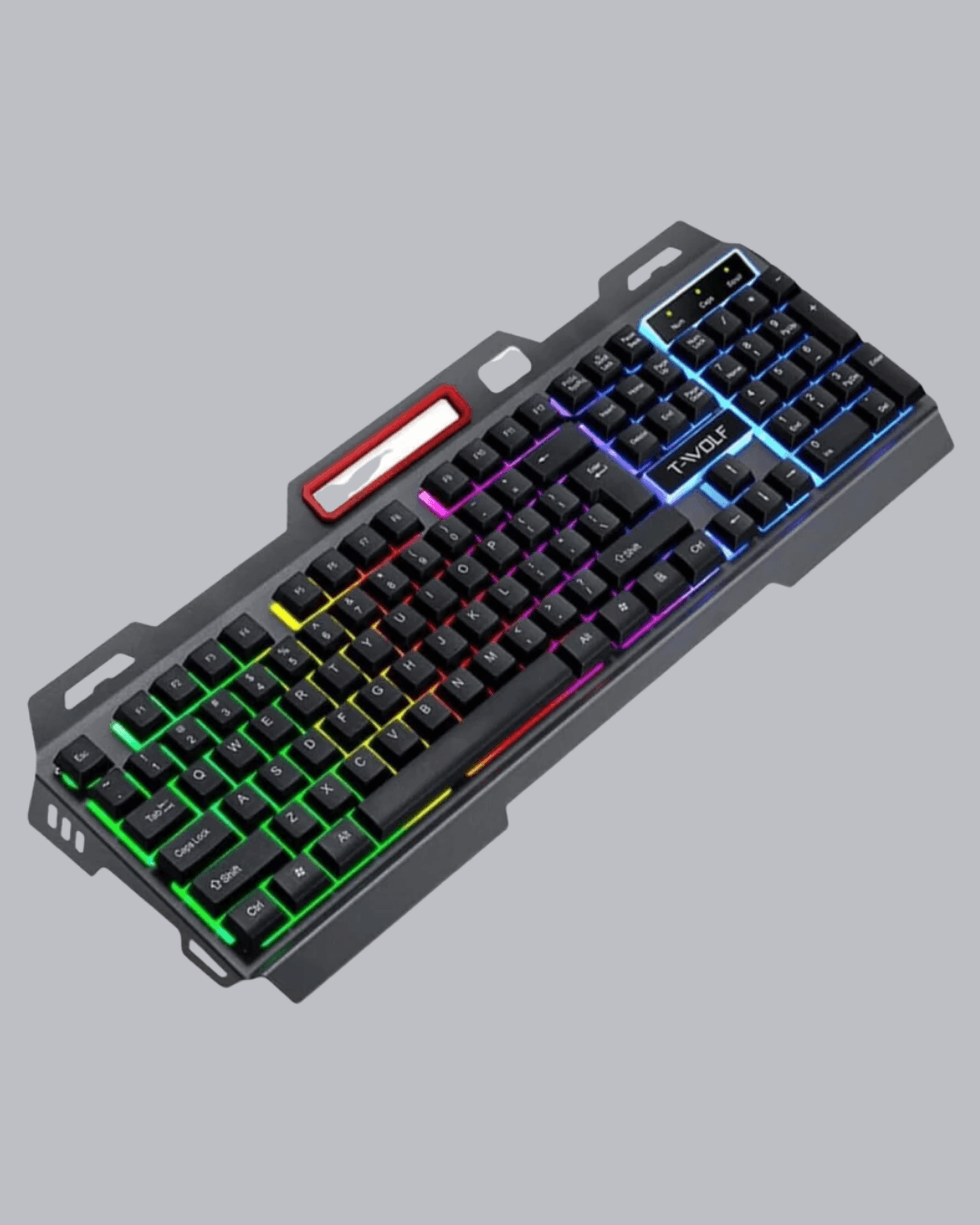 RGB Aydınlatmalı Klavye Mouse Seti – USB Bağlantılı, Türkçe Q, Ayarlanabilir DPI, Ergonomik Yapı 3