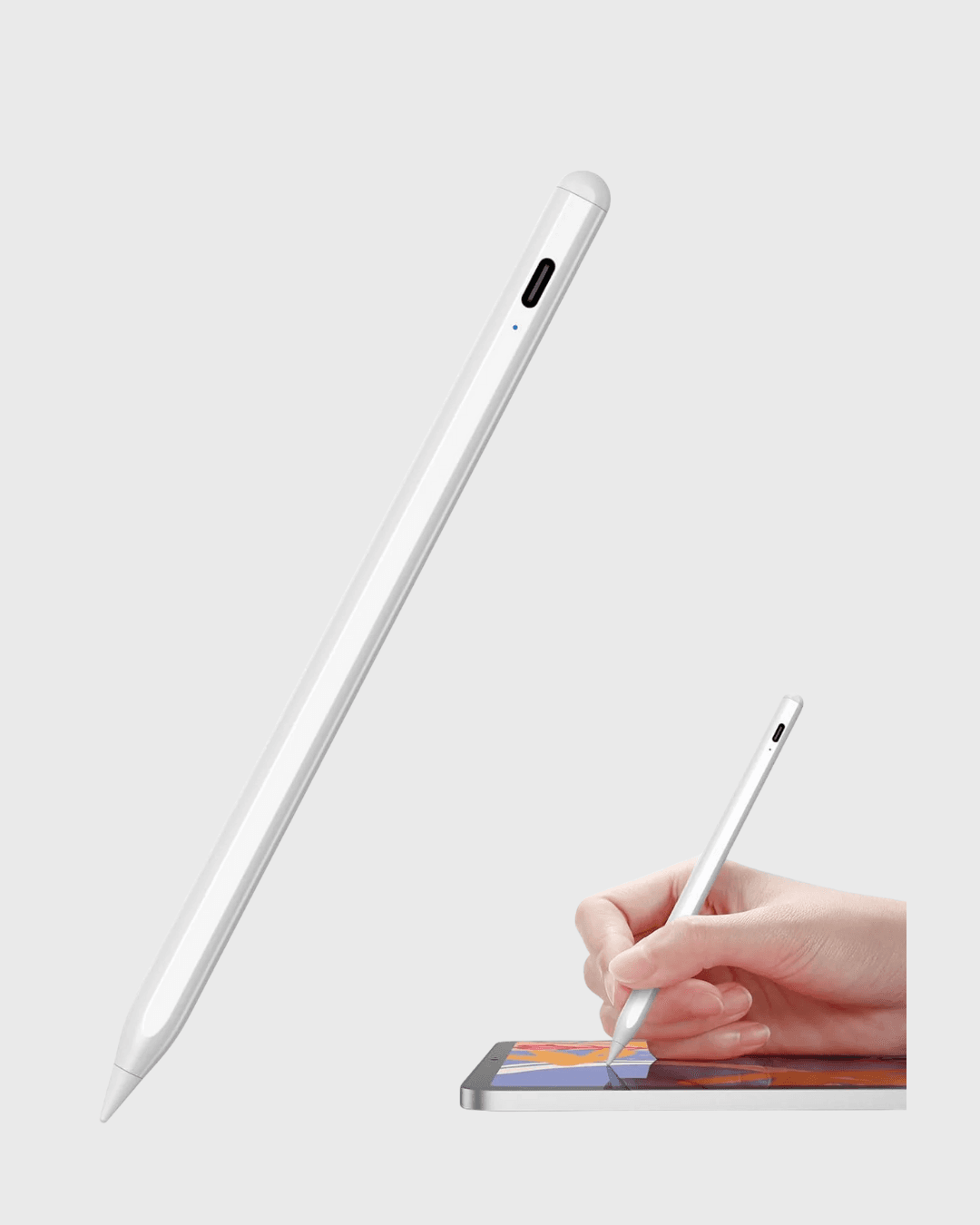 Type-C Şarjlı Dokunmatik Kalem – iPad, iPhone ve Android Uyumlu, Sessiz Çalışan 3