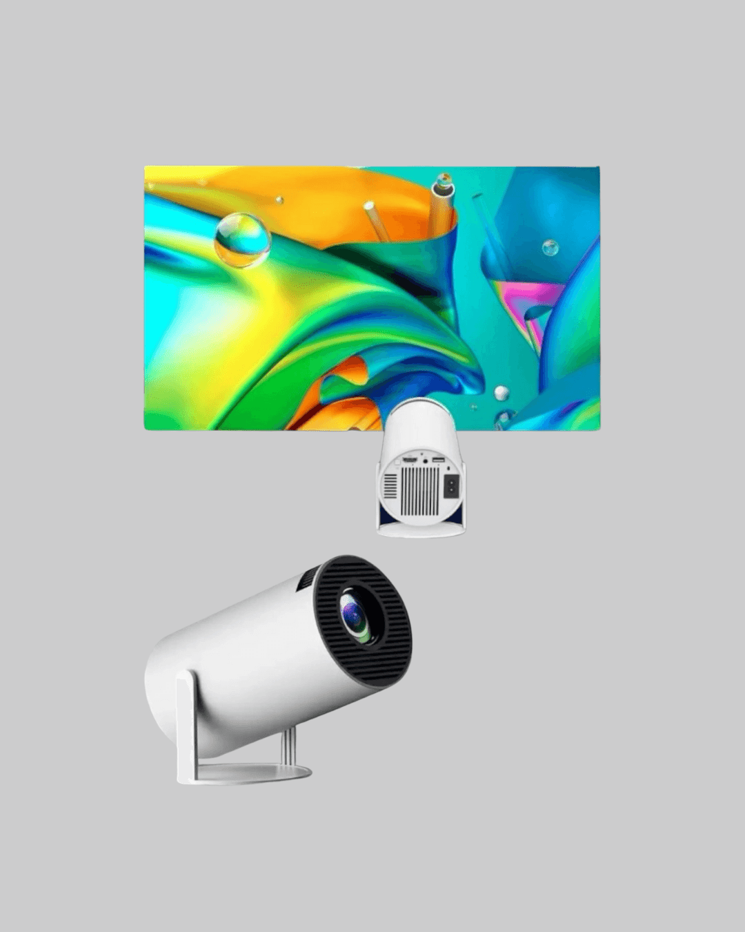 Full HD 4K Destekli Akıllı Projeksiyon – 130 inç Ekran, Uzun Ömürlü Ampul ve Çoklu Giriş 3