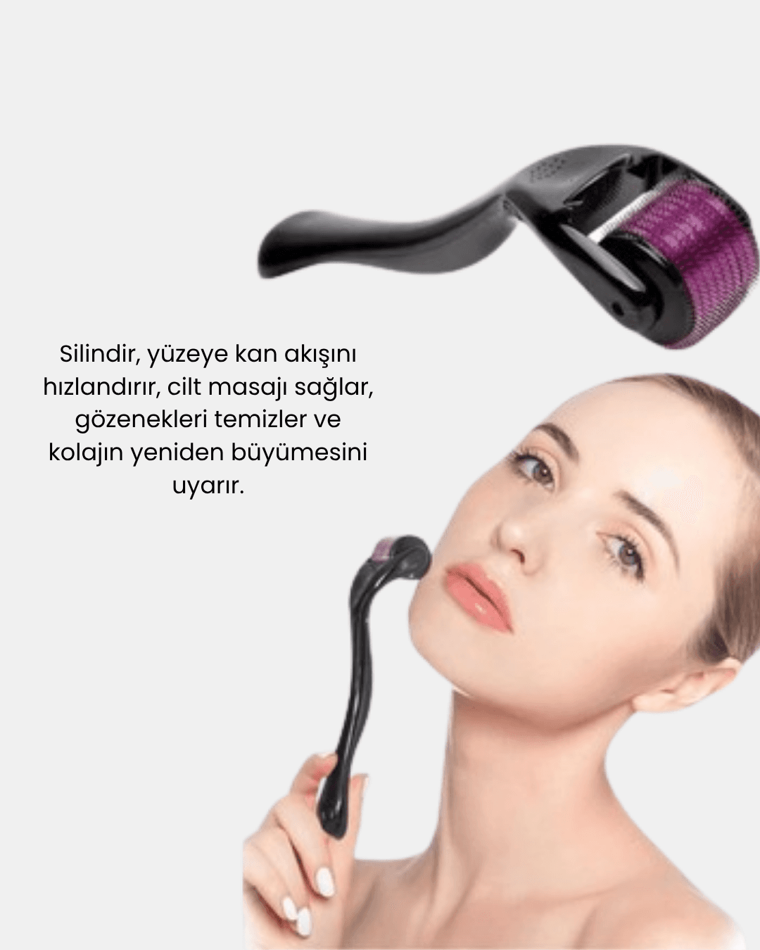 Derma Roller Titanyum İğneli Cilt Yenileyici – Akne ve Kırışıklık Karşıtı 3