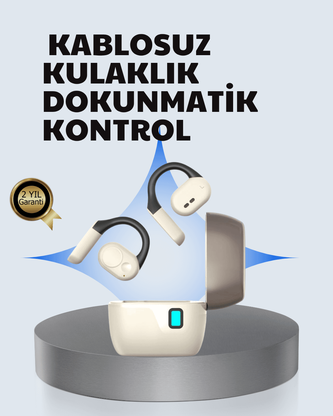 Kablosuz Bluetooth Kulaklık Spor Seyahat Gürültü Azaltma Ergonomik Tasarım