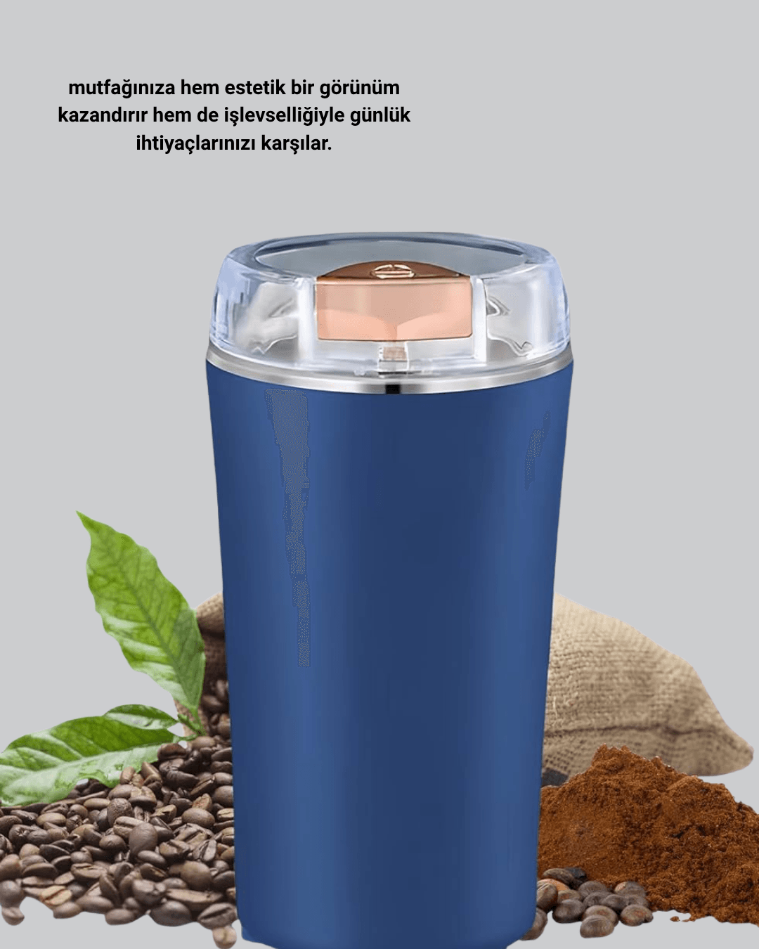 Otomatik Paslanmaz Çelik Kahve ve Baharat Öğütücü 4