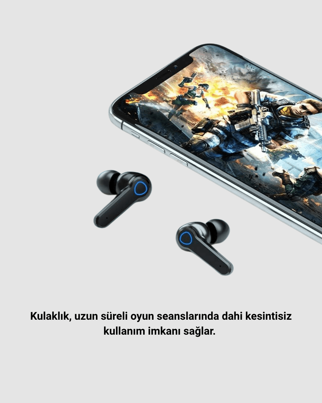 Bluetooth Kulaklık – Powerbank Özellikli, Oyun Modlu, Uzun Ömürlü ve Şarj Kutulu 4