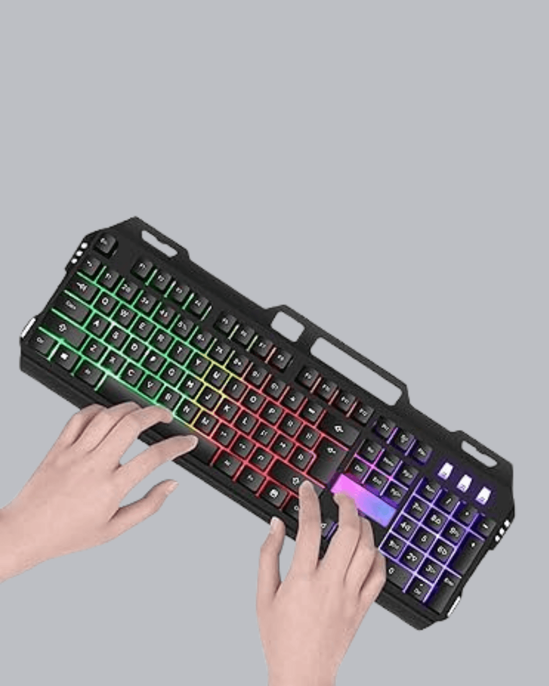 RGB Aydınlatmalı Klavye Mouse Seti – USB Bağlantılı, Türkçe Q, Ayarlanabilir DPI, Ergonomik Yapı 4