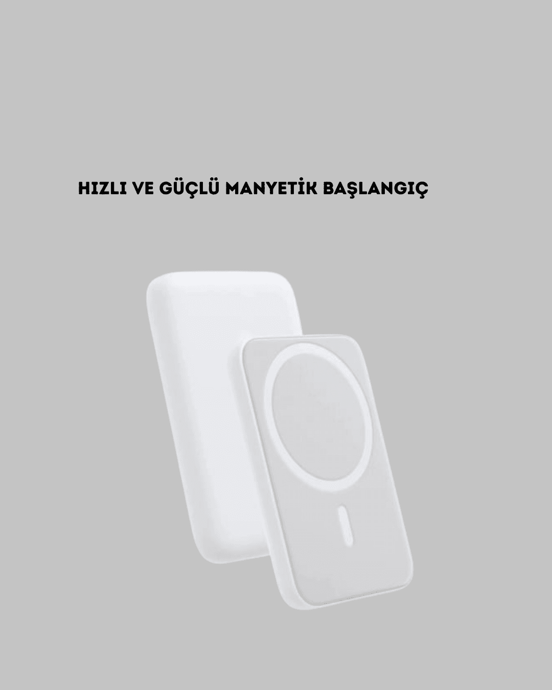 Manyetik Kablosuz Powerbank – iPhone 12/13/14/15 Uyumlu, Hızlı Şarjlı, Ultra Hafif 4