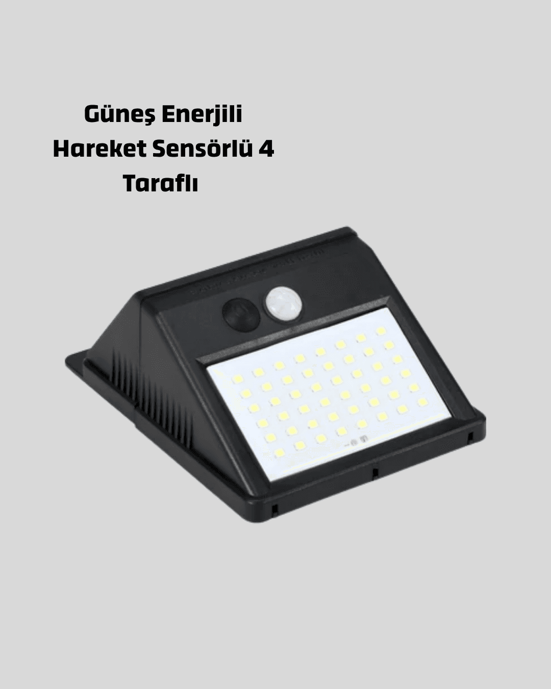 Solar LED Bahçe Aydınlatma – Hareket Sensörlü, Güneş Paneliyle Şarj Olan, IP65 Dayanıklı 5