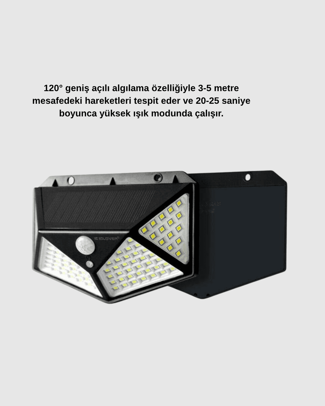 Solar Güçlü 100 LED Bahçe Lambası – Enerji Tasarruflu, Suya Dayanıklı ve Geniş Açılı Işık 4