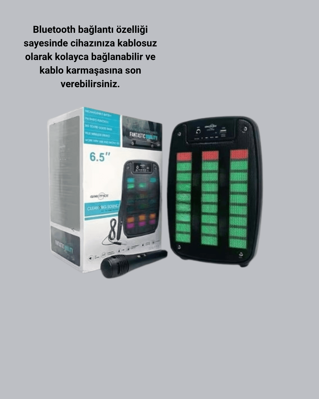Kablosuz Bluetooth Müzik Cihazı – 2 Saat Batarya Süresi, Şık ve Taşınabilir 5