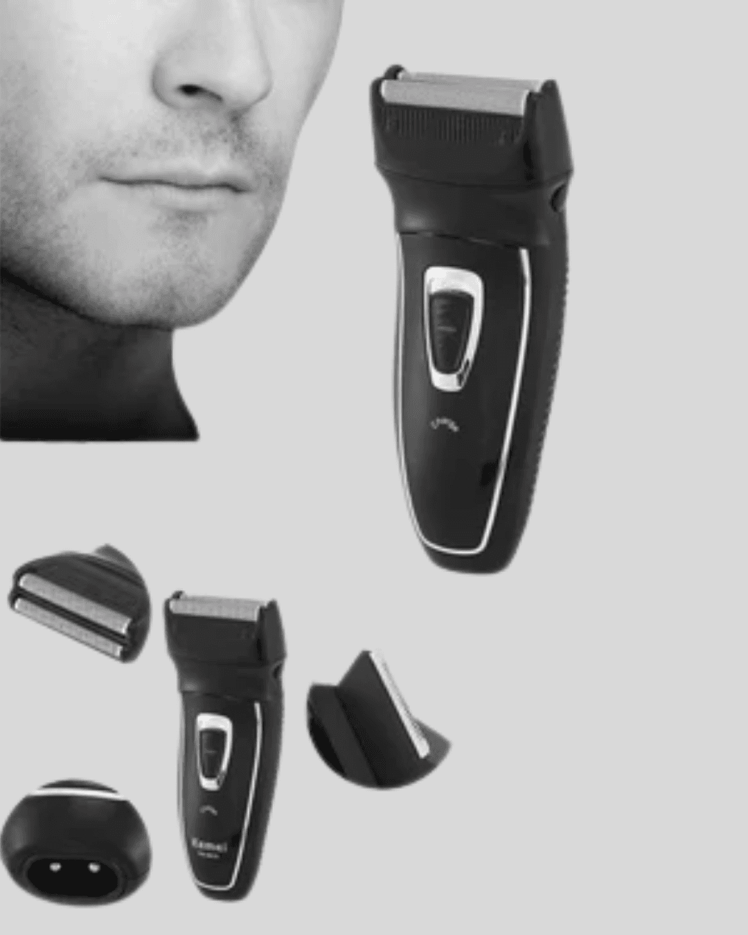 Uzun Pil Ömürlü Şarjlı Tıraş Makinesi – Hızlı Şarj, Ergonomik Tasarım, Çok Yönlü Kullanım 5