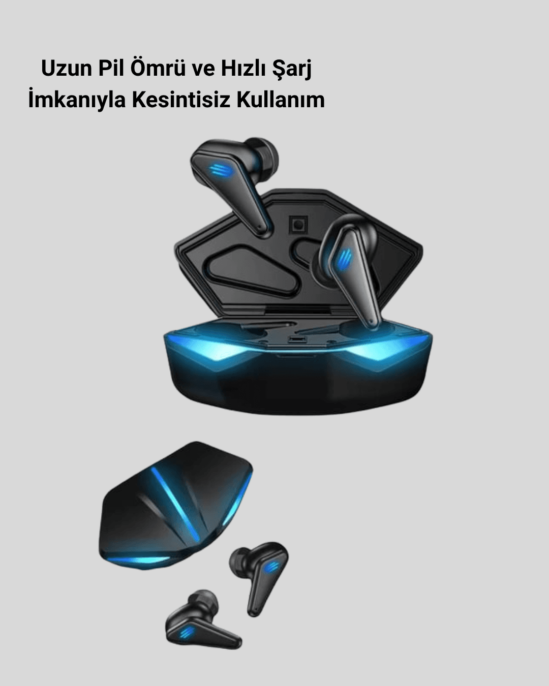 Bluetooth 5.0 Oyun ve Müzik Kulaklığı – 3D Ses Kalitesi 5