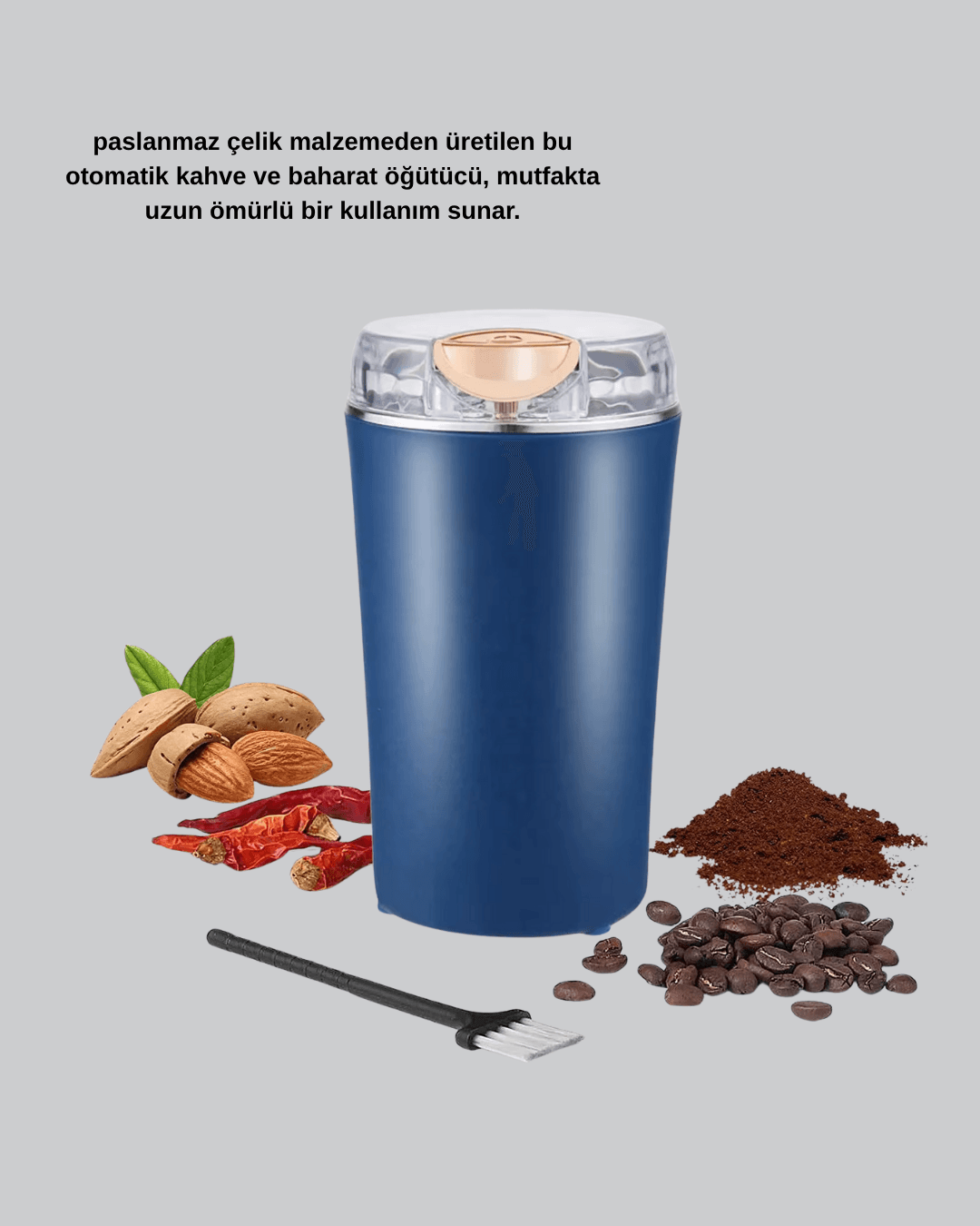 Otomatik Paslanmaz Çelik Kahve ve Baharat Öğütücü 5