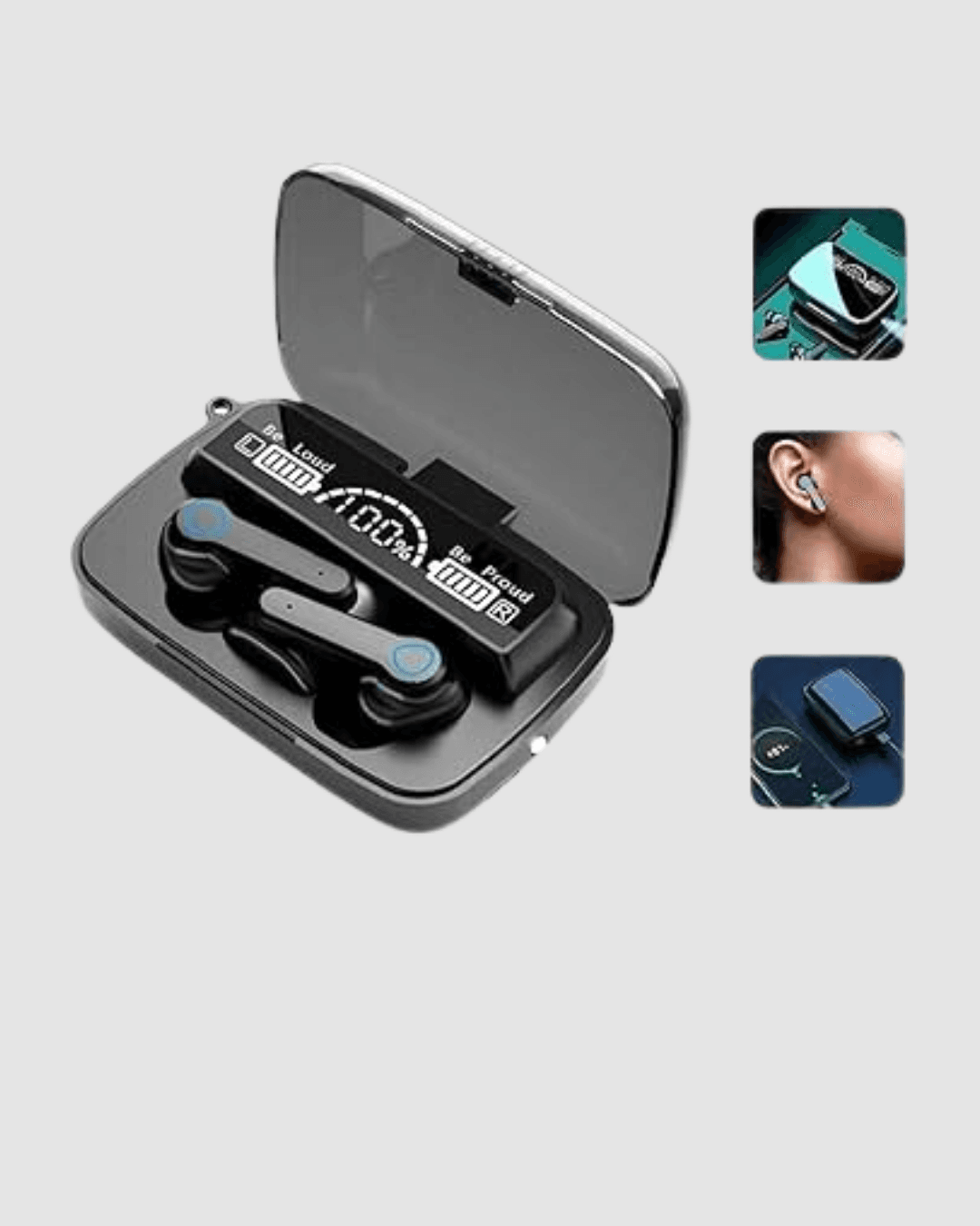 Bluetooth Kulaklık – Powerbank Özellikli, Oyun Modlu, Uzun Ömürlü ve Şarj Kutulu 5