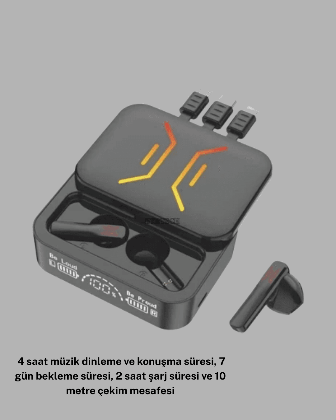 3’ü 1 Arada Kablolu ve Kablosuz Bluetooth 5.3 Kulaklık 5