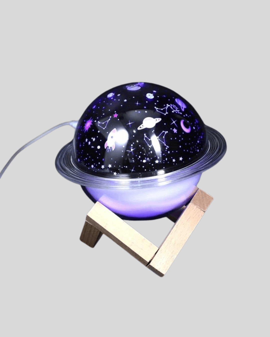 USB Projeksiyon Gece Lambası ve Hava Nemlendirici – Aromaterapi Destekli Taşınabilir Mini 5