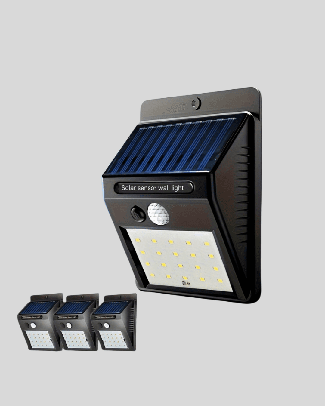 Solar LED Bahçe Aydınlatma – Hareket Sensörlü, Güneş Paneliyle Şarj Olan, IP65 Dayanıklı 3