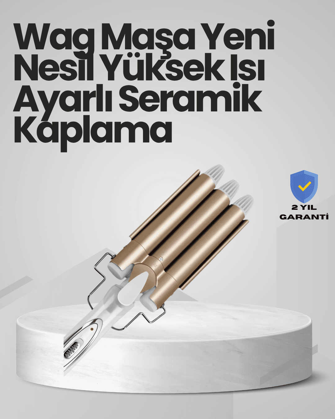 Bukle Saç Maşası – Kolay Kullanım, Sağlıklı Bukleler yüksek ısılı