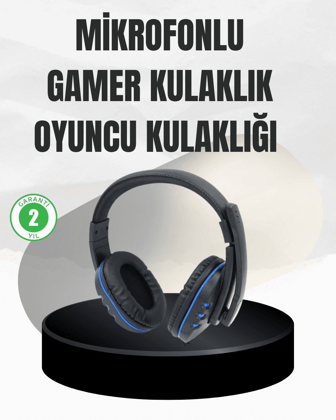 Stereo Oyun Kulaklığı – Güçlü Bas, Mikrofonlu ve Konforlu Tasarım