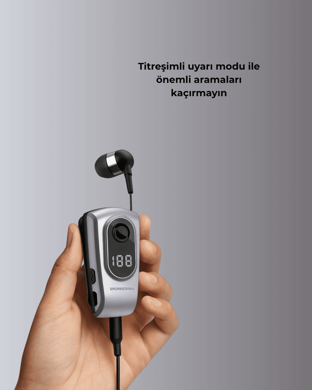 DSF 220 Kablosuz Klipsli Bluetooth Kulaklık 3
