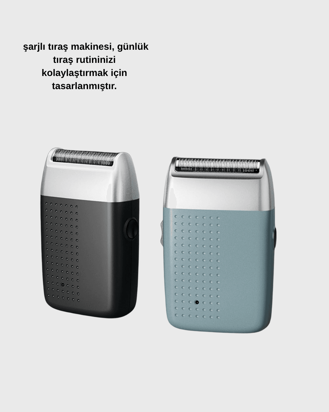 Şarjlı Kuru Kullanım Tıraş Makinesi – Kablosuz, Taşınabilir 6