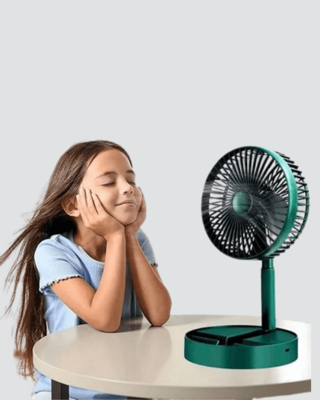 Katlanabilir Mini Fan – 3 Kademeli Soğutma, Şarjlı 6