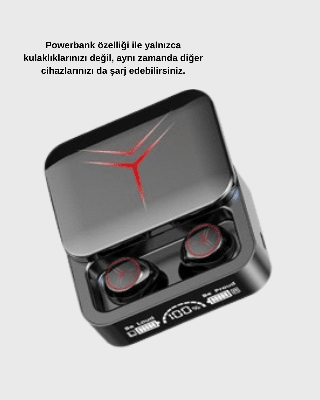 Powerbank Özellikli Bluetooth Kablosuz Kulaklık – Dokunmatik Kontrol, Uzun Pil Ömrü, Ergonomik Tasarım 6