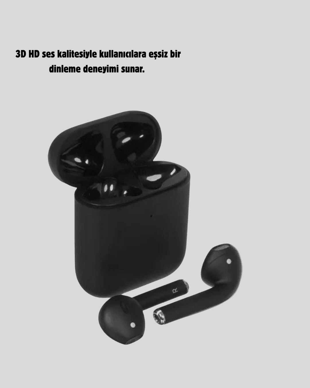 Tws Pro 5 Bluetooth 5.1 Kablosuz Kulaklık – 3D HD Ses, Gürültü Engelleme, Şarj Kutulu 6