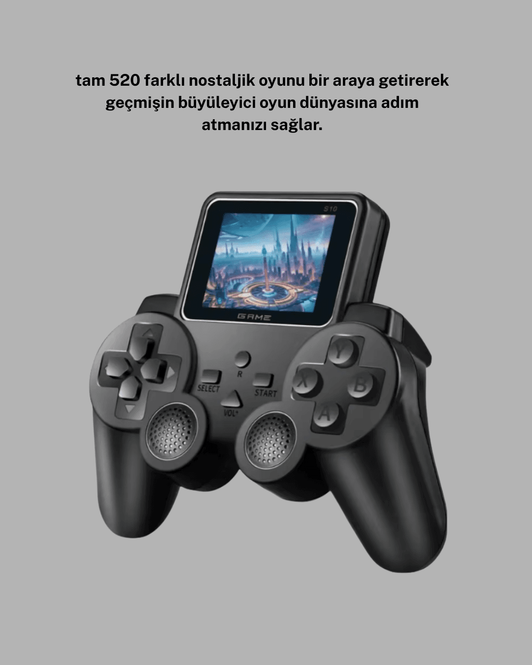520 Oyunlu Atari S10 El Konsolu – Retro Tasarım, Şarjlı ve Taşınabilir Oyun Deneyimi 6