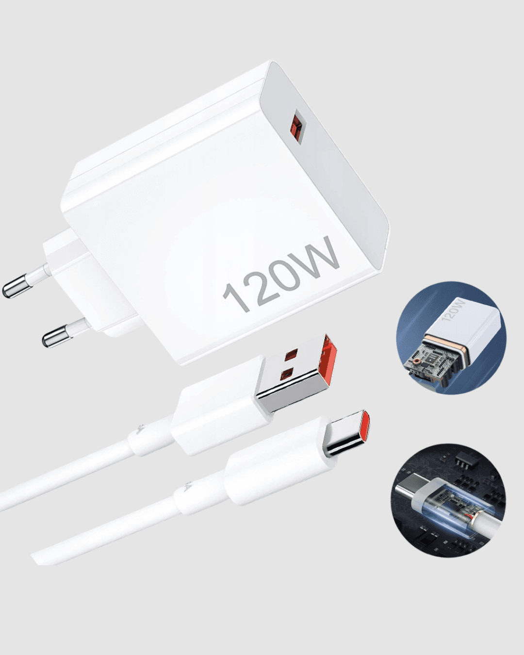 120W Type-C Hızlı Şarj Adaptörü – Akıllı Koruma ve Turbo Güç Desteği 6
