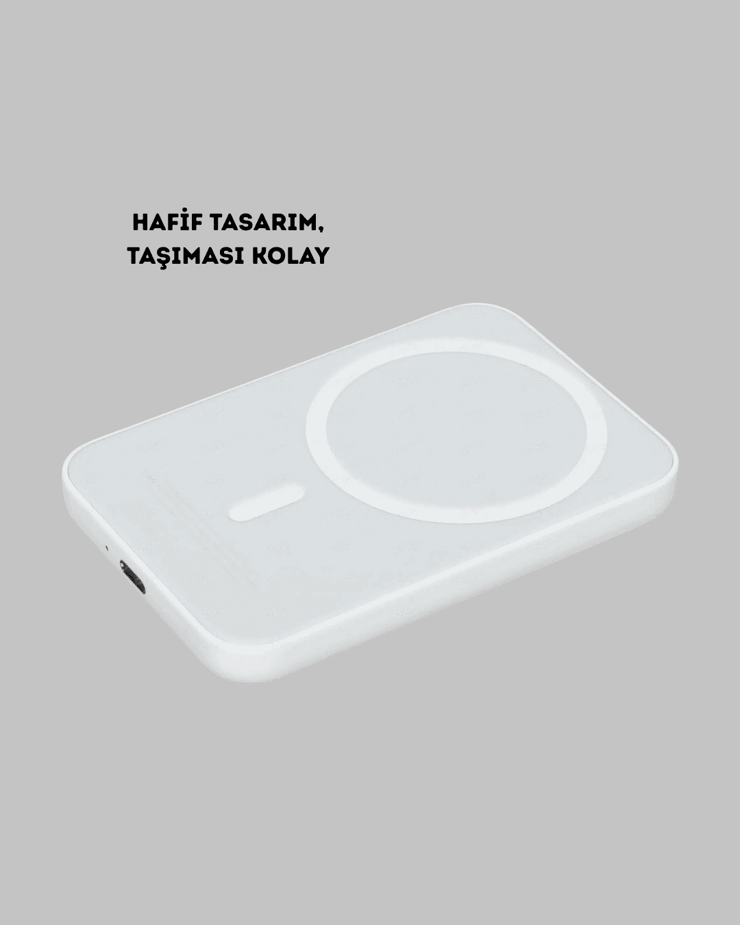 Manyetik Kablosuz Powerbank – iPhone 12/13/14/15 Uyumlu, Hızlı Şarjlı, Ultra Hafif 6