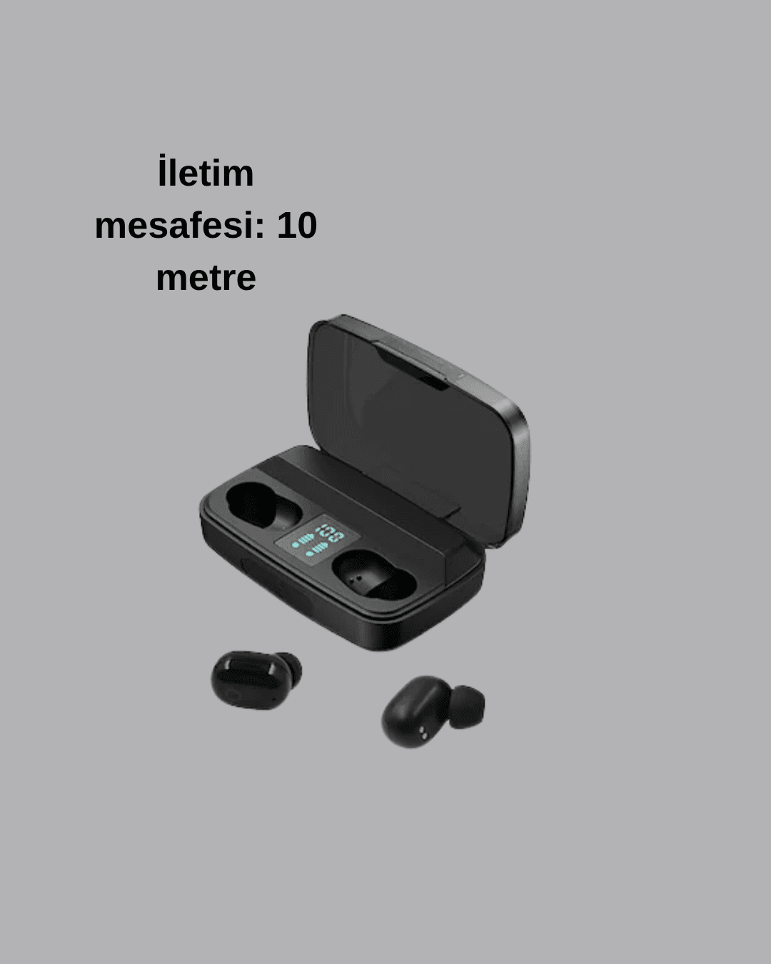 A10s Kablosuz Bluetooth Kulaklık – 1800mAh Powerbank, Otomatik Eşleşme, iOS/Android Uyumlu 6