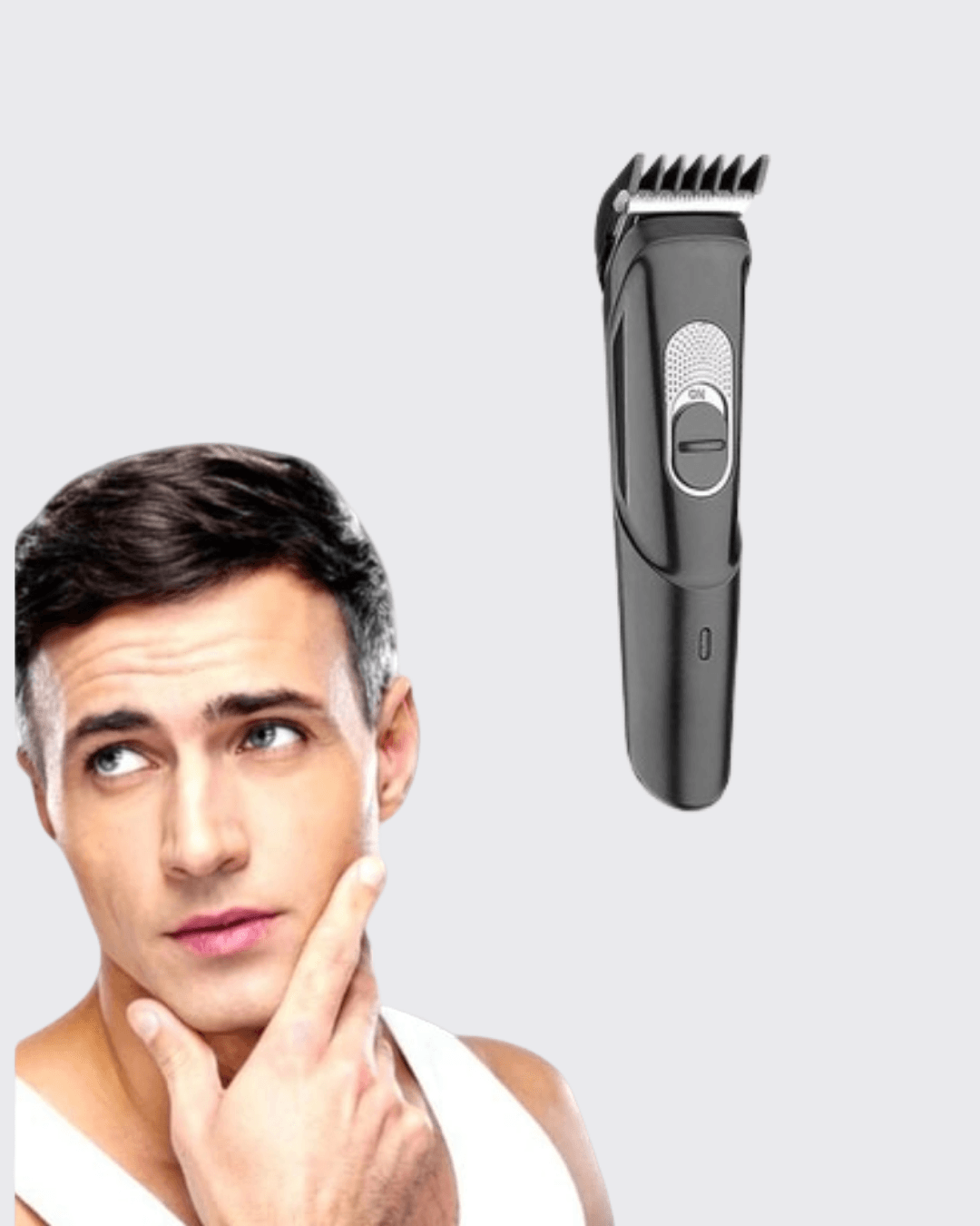 Kablosuz, Paslanmaz Çelik Bıçaklı Profesyonel Saç ve Sakal Tıraş Makinesi – Sessiz, Güçlü ve Ergonomik 6