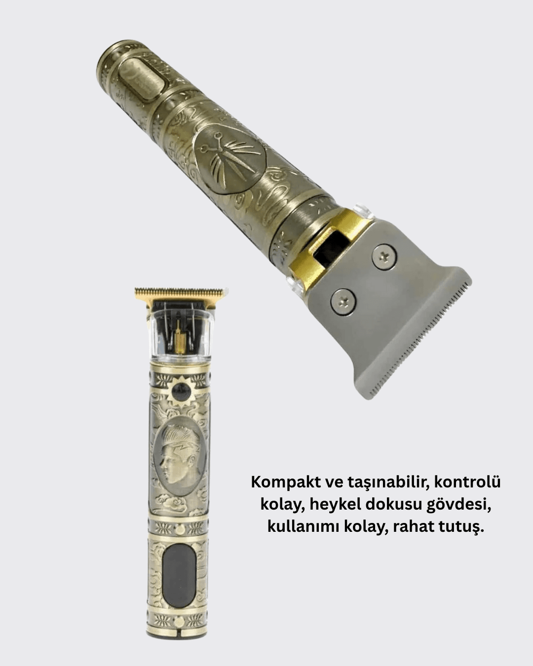 Kompakt Tasarımlı, Uzun Pil Ömürlü Saç Sakal Kesme Makinesi 6