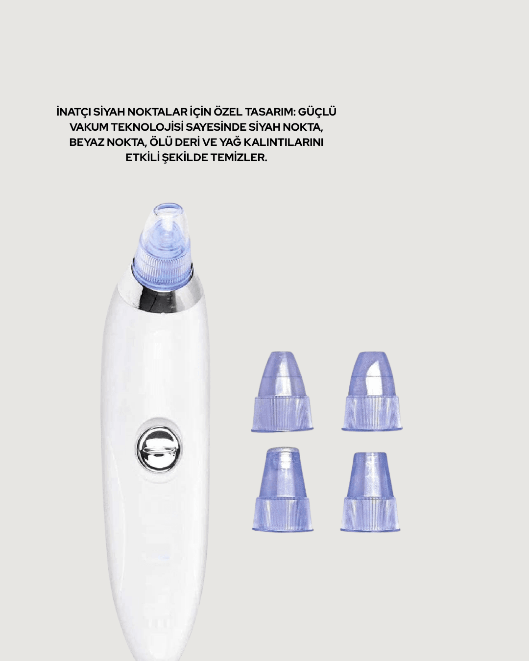 Güçlü Vakumlu Siyah Nokta Temizleyici – Cilt Pürüzlerini Gideren 6