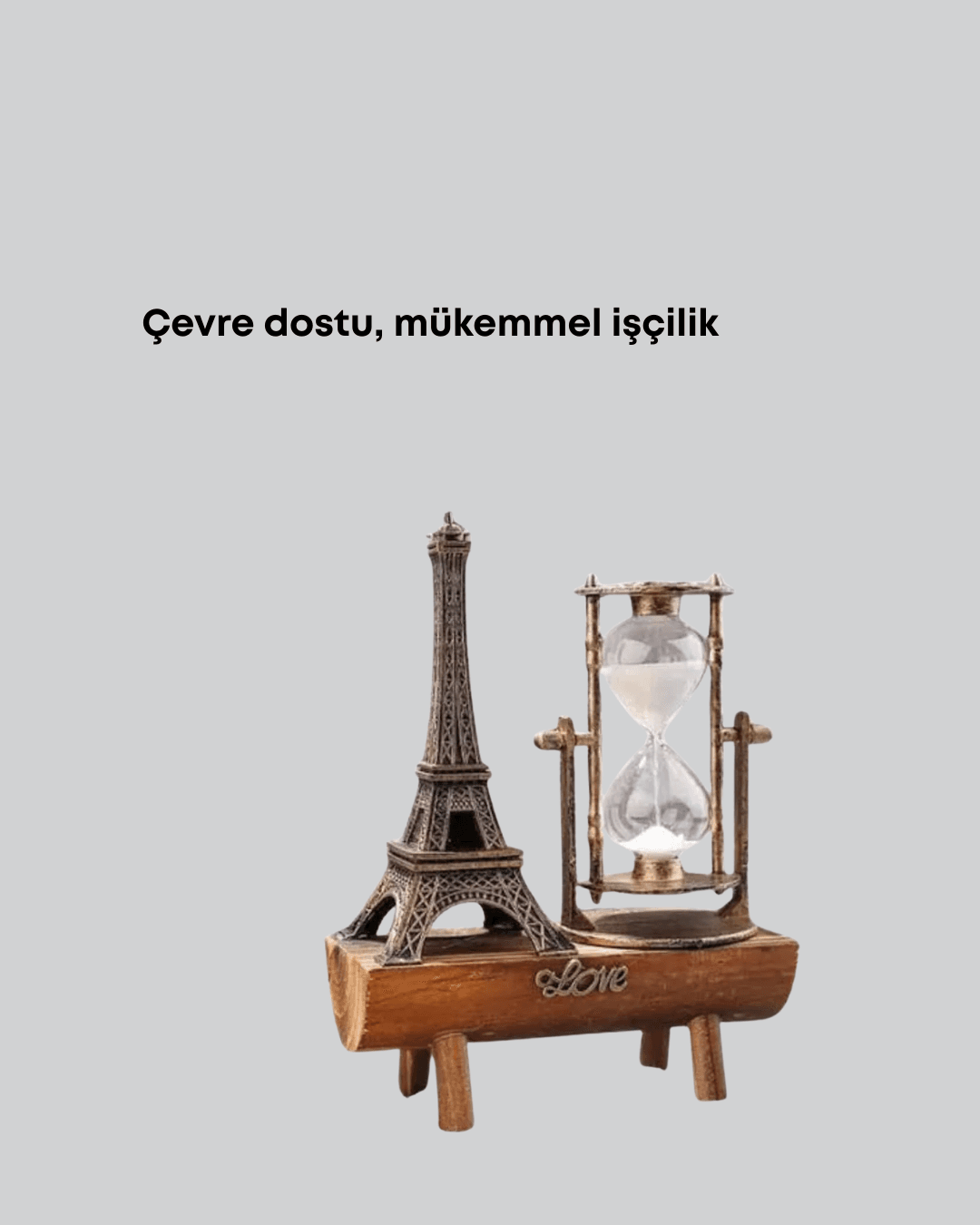 Ahşap Kum Saati – Vintage Tasarımlı Masa Dekoru 6