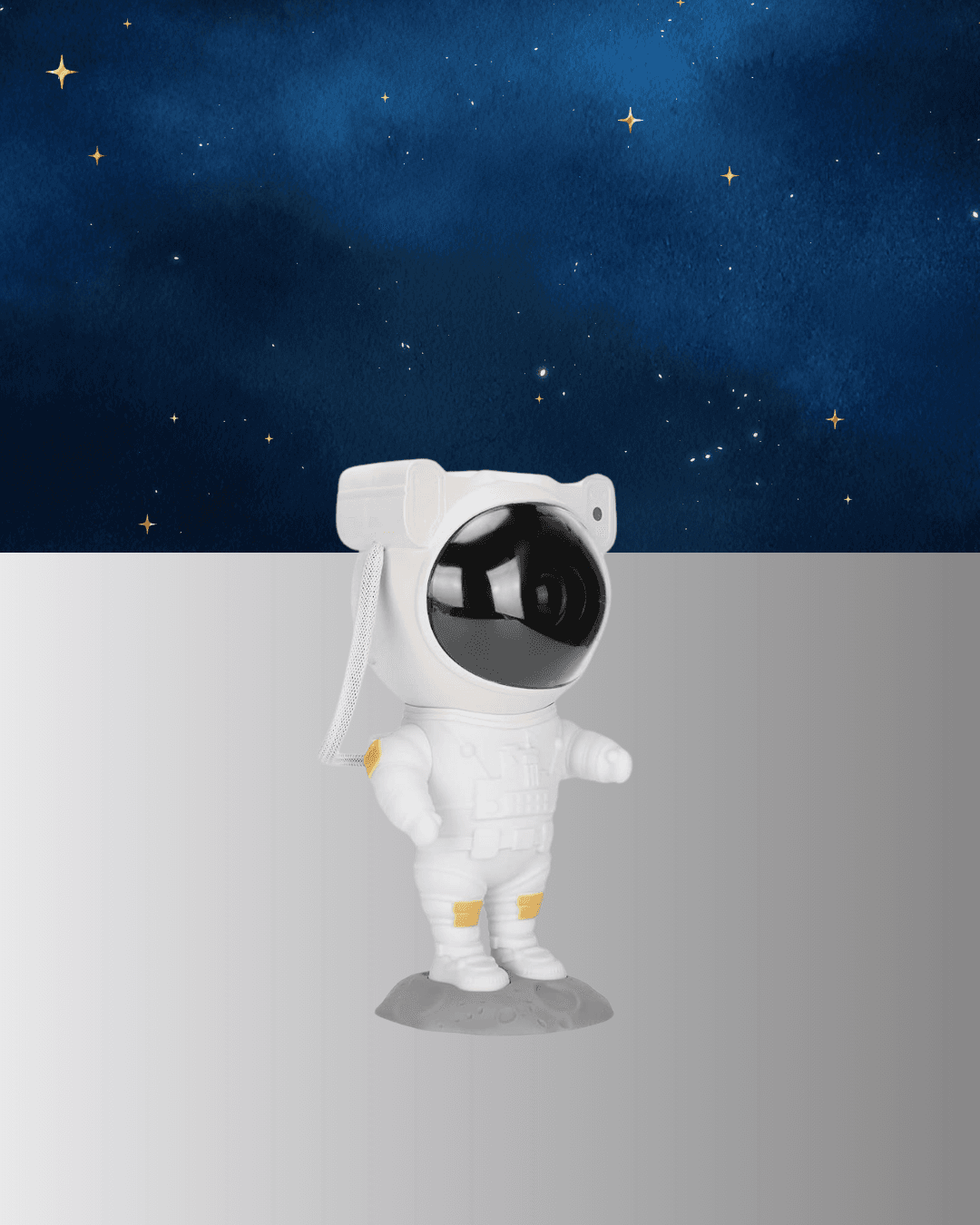 Astronot Şekilli Galaxy Projeksiyon Lambası Nebula Efektli Dekoratif Lamba 6